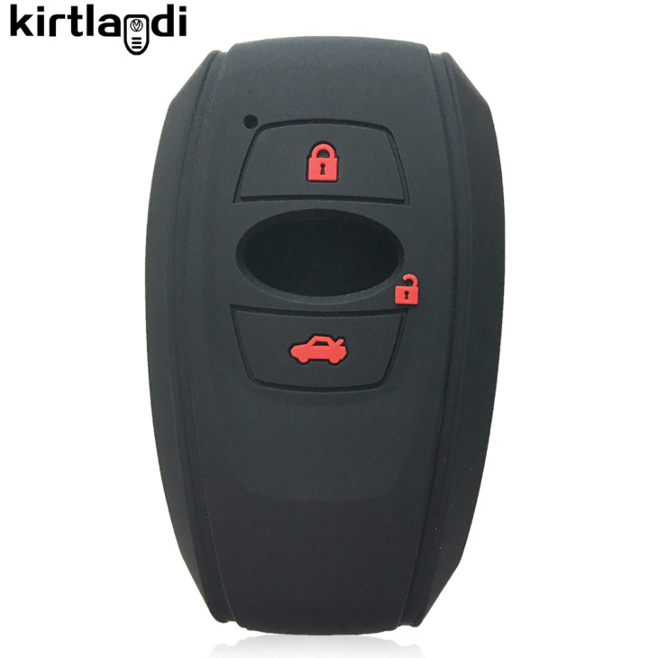 Kirtlandi 3 Gombok Szilikonkulcs -Tartó Kulcstartó Védő A Subaru Xv Sv Forester Brz 2019 2020 Accessori Car Key Tok Borítóhoz