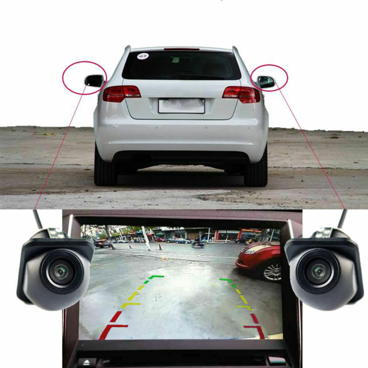 1 Beállított Visszapillantó Kamera -Parkolóérzékelők Autókhoz Tartozékok Felszerelés Garázs Termékek Peugeot 508 Partner Xiaomi Chevrolet