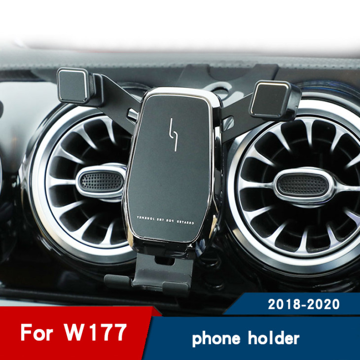 Autós Telefonállvány A Mercedes W177 V117 35 Amg A200 220 A250 Air Szellőző Mobiltelefon -Állvány Belső Kiegészítők Mobiltelefon -Tartó