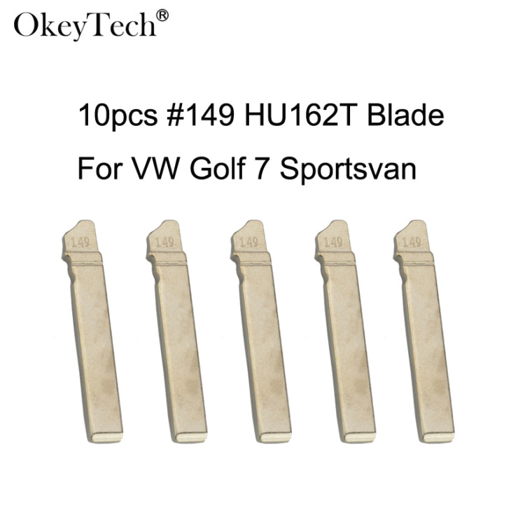 Okeytech 10Pcs/ Lot Csere Flip Floding Távoli Autó Key Hu162T Blade V W Volswagen Golf 7 Sportsvan Auto New #149