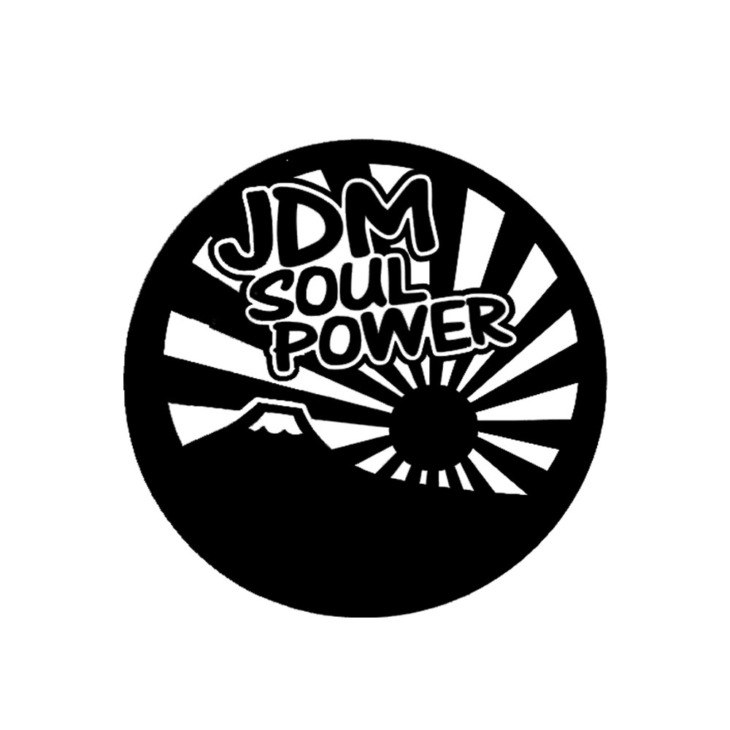Vörös-Bull Fényvisszaverő Jdm Soul Power Motorcycle Moto Bike Reflective Matrica Matrica Vízálló