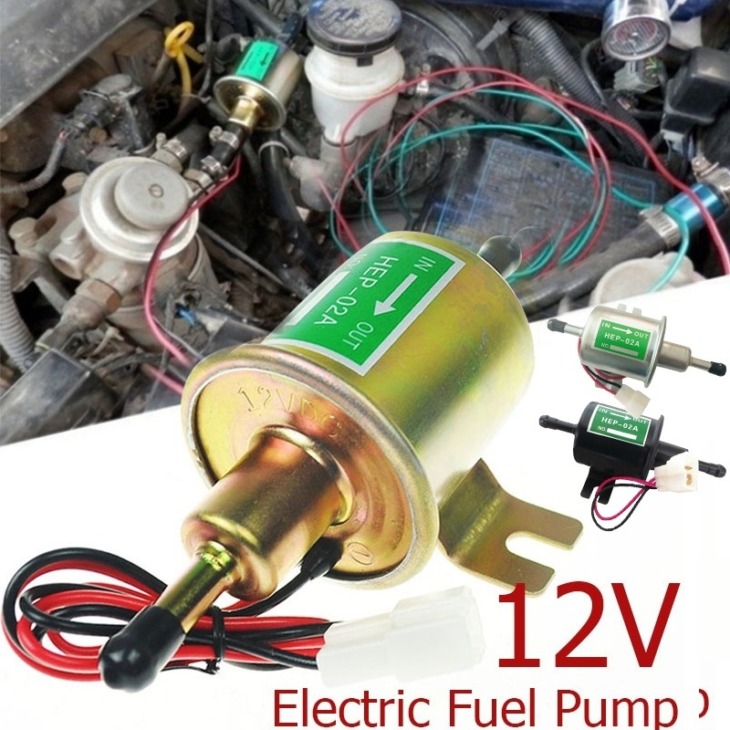 12 V -Os Elektromos Üzemanyag -Szivattyú Alacsony Nyomású Csavar Rögzítése Huzalfém Benzin Benzin Dízelolaj -Szivattyúk Autó Motorkerékpárhoz