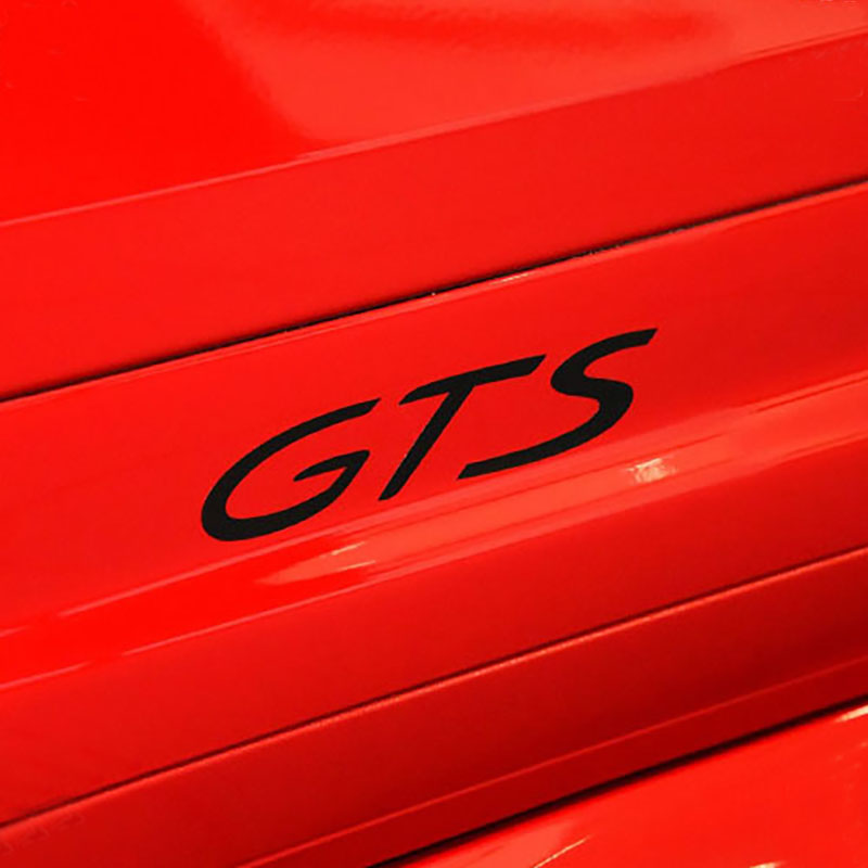 2Db Autó Stílusú Gts Test Embléma Jelvény Matrica Porsche Cayenne Cayman Panamera Macan 911 718 928 901 930