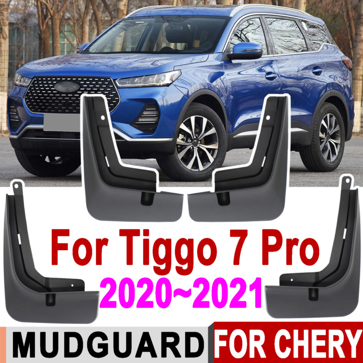 4X Autó Sár Szárnyak Őrök A Chery Tiggo 7 Pro 2020 2021 Iszapos Splash Gárda Matt Védelem Sárvédők Autó Kiegészítők Kerék