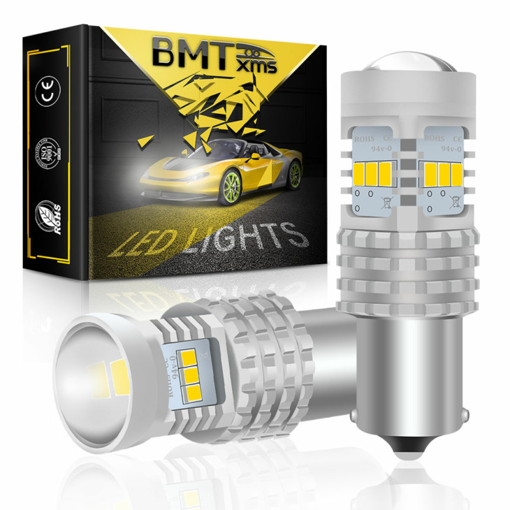 Bmtxms Canbus Hyundai Creta 2016-2019 Car Led Nappali Futás Drl Drle Light Ba15S 1156 P21W Auto Lámpa Kiegészítők