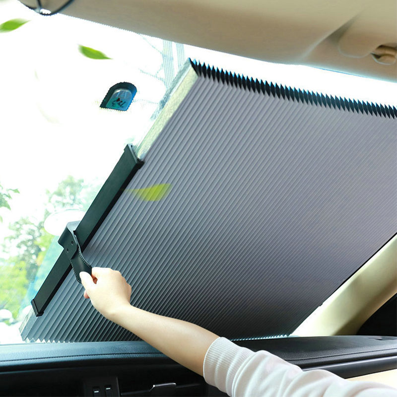 Autó Szélvédő Napfény Árnyéka Automatikus Összecsukható Hosszabbító Autó Ablak Napfényes Visor Protector Uv Protector Kiegészítők