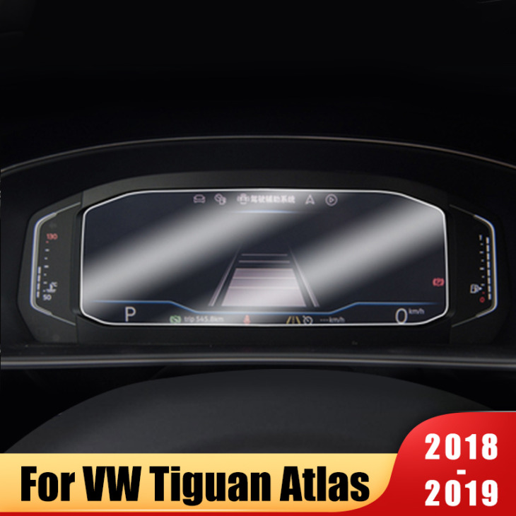 A Volkswagen Vw Tiguan Mk2 Atlas 2018 2019 2020 2020 -As Autós Műszerfal -Monitor Film Képernyővédő Film Matrica Belső Kiegészítők