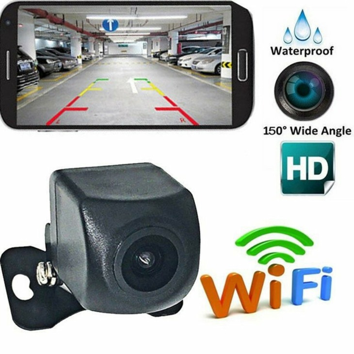 Hd1080P Wifi Autó Visszapillantó Visszafordítása A Parking Monitor Kamerakészlet Éjszakai Univerzális Autó Kamera Kamera