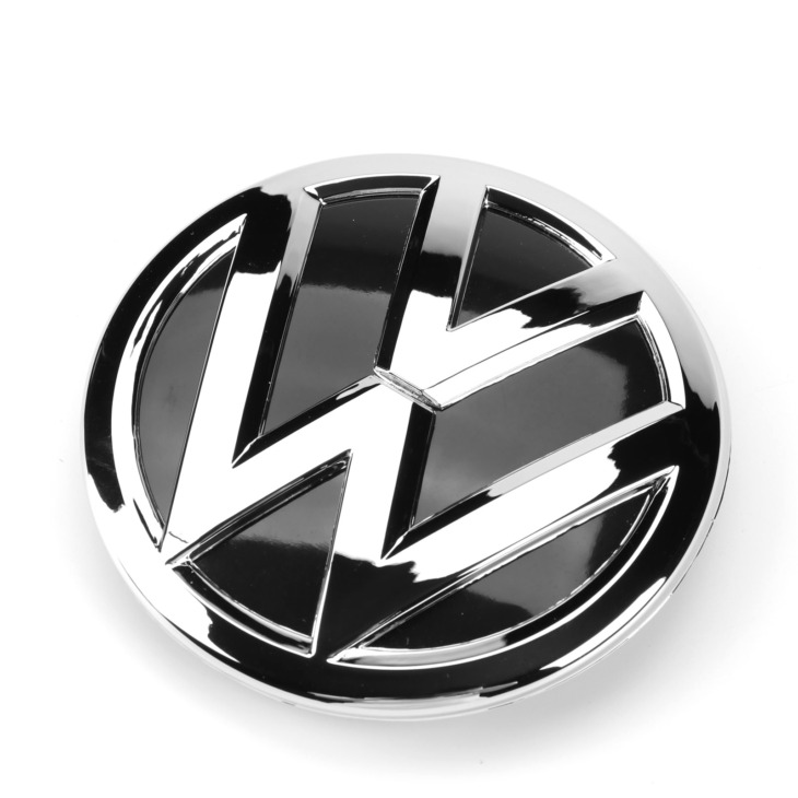 Oem 122 Mm -Es Króm Elülső Radiátor Rács Embléma 6C0 853 600 Autó Kiegészítők Jelvény Logó A Vw Volkswagen Polo 2014 -Hez