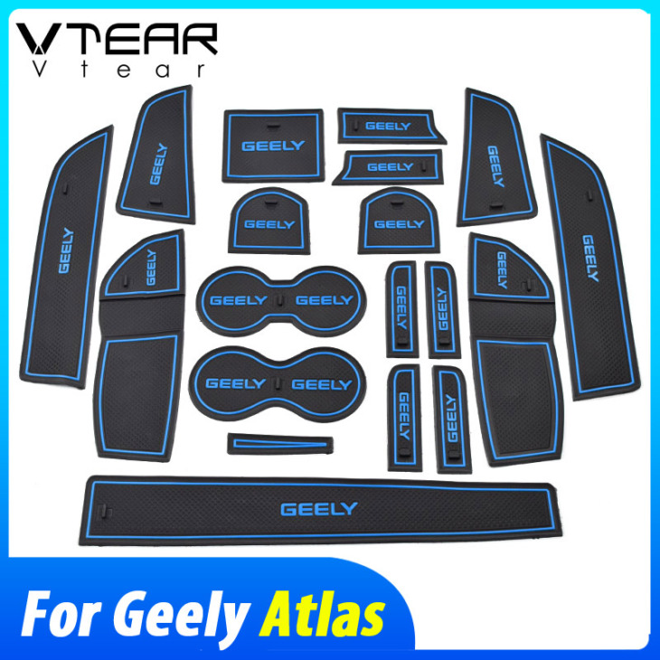 Vtear A Geely Atlas Emgrand Nl-3 Proton X70 Ajtó Groove Szőnyegszőnyegek Nem Csúszás Nélküli Pad Belső Autó-Stílusú Kiegészítők 2019-Ben