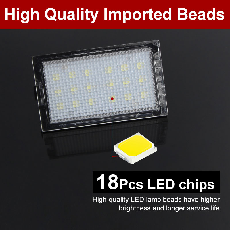 2Dbs Led 12 V Os Autó Rendszámtábla Fény A Land Rover Discovery 3 4