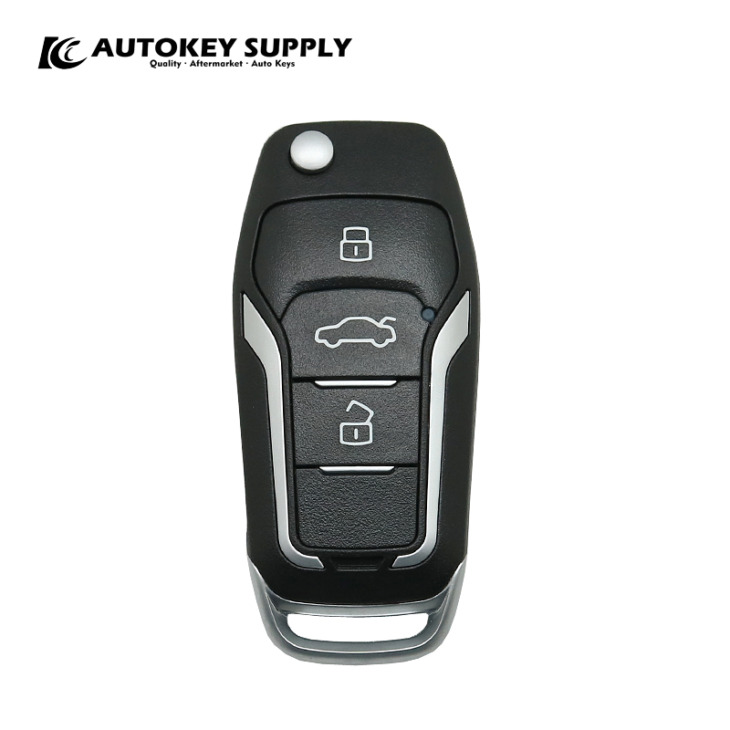 Autóstílusú Távirányító Kulcs A Positron Riasztórendszerhez A Ford 3 Button Double Programhoz (293/300) Akbpcp096