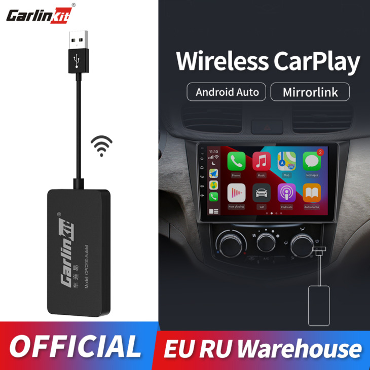 Carlinkit 2021New Vezeték Nélküli Carplay Dongle Usb Android Auto