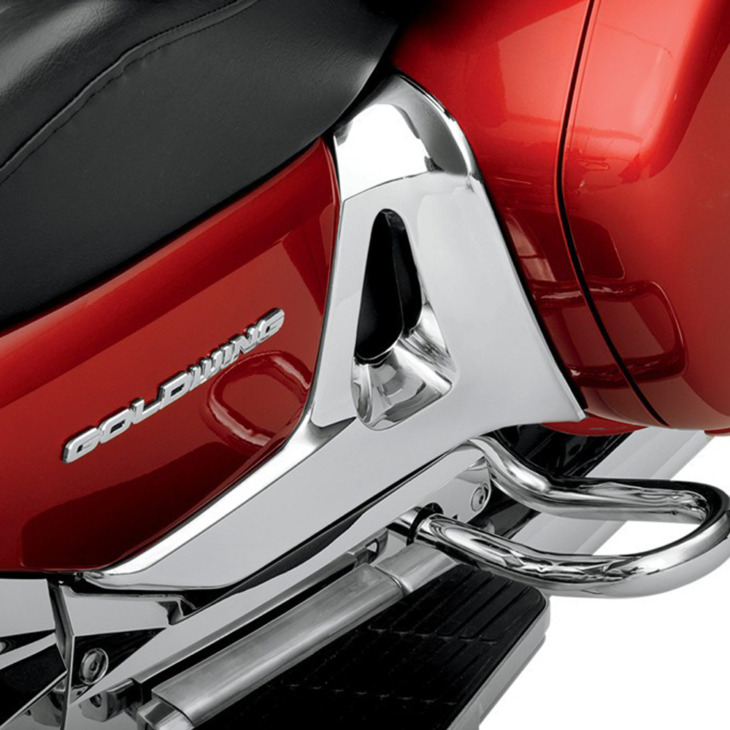 Chrome Bal Jobb Motorkerékpár Alkatrészek Módosított Kiegészítők A Honda Goldwing Gl 1800 Gl1800 Króm Háromszög Borítóhoz