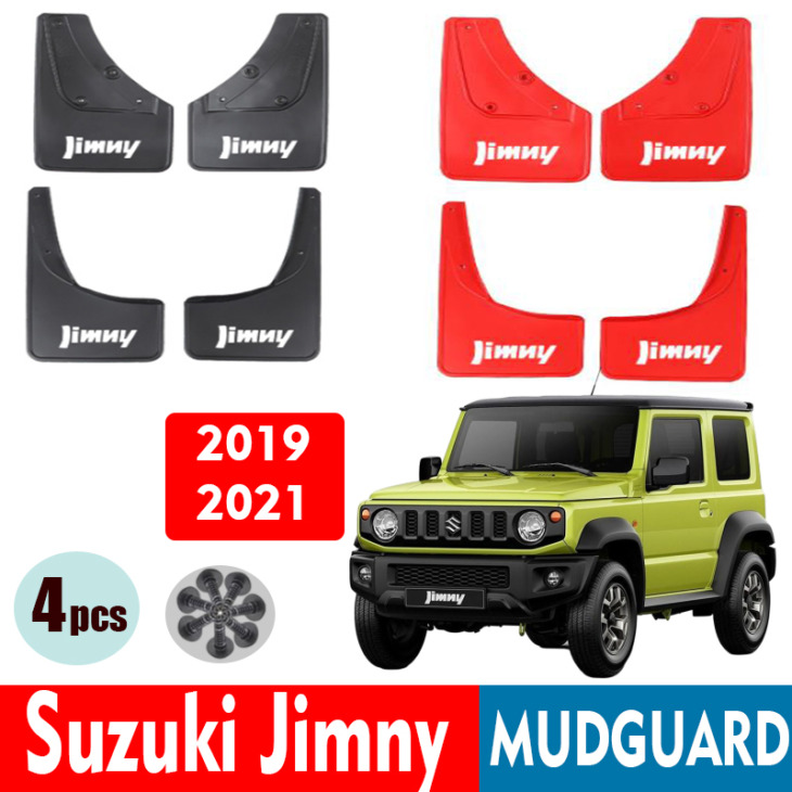 A Suzuki Jimny 2019 2020 2021 -Es Sárvédők Splash Sud Flap -Sárvédő -Autó Tartozékai Számára Auto Styline Mudflaps Első Hátsó 4Pcs