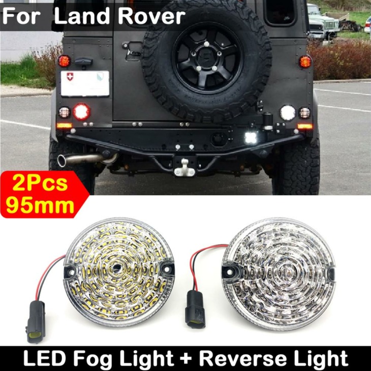A Land Rover Defender Számára Cabrio Autó Hátsó Led Háttérvilágítású Ködlámpák Fordított Lámpa