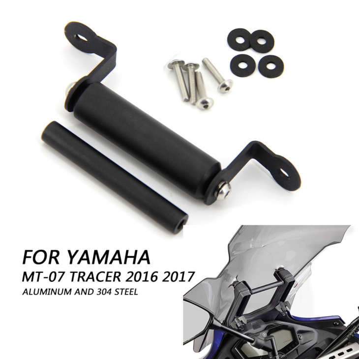 A Yamaha Mt-07 Tracer Mt07 Mt 07 Tracer 2016 2017 Mobile Phone Usb Navigációs Konzol Gps-Tartó Zárójelhez