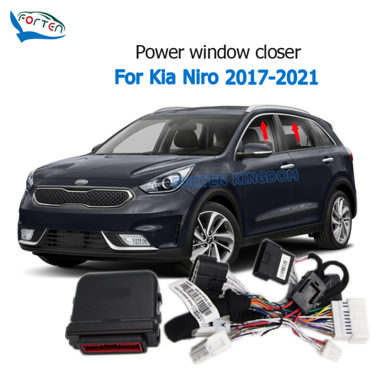 Forten Kingdom Car Intelligent Power Cose Window Window Kit Modul A Kia Niro 2017-2021 / E-Niro 2020-2021-Hez