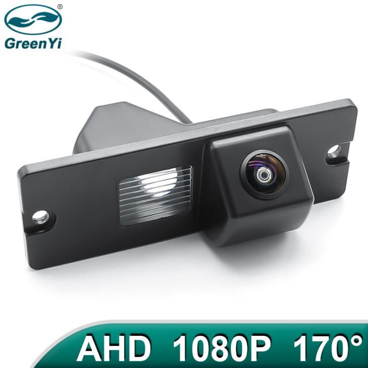 Greenyi 170 Fok 1920*1080P Hd Ahd Night Vision Jármű Visszamenőleges Kamera Mitsubishi Pajero 4 2006-2017 Autó