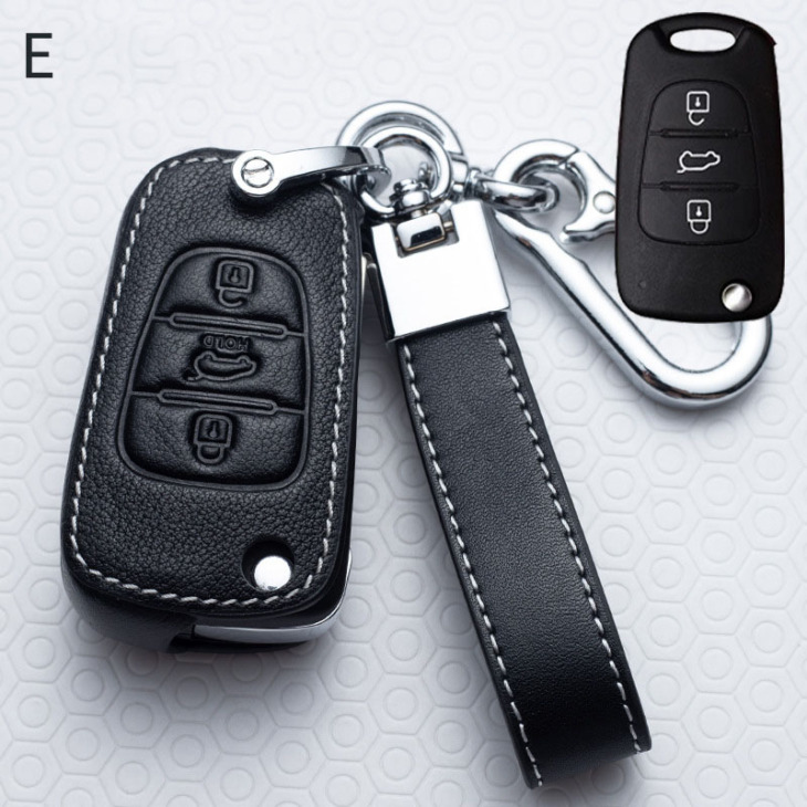 Bőrautó Kulcstartók Borítója A Hyundai I35 Ix35 Accent I20 Sonata Számára A Kia K2 K5 Sportage L811 Sorento Key Tok Védelme