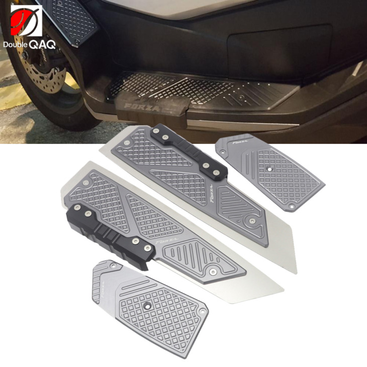 Motorkerékpár -Kiegészítők A Honda Számára A Forza300 Mf13 Forza 300 125 250 2018 2019 2020 Cnc Footrest Footpad Pedal Pase Alkatrészek