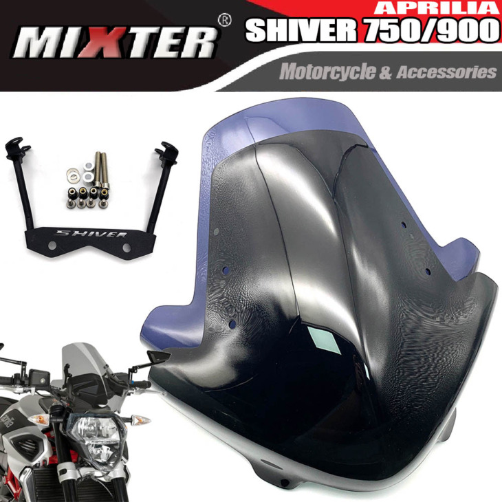 Motorkerékpár-Sport Szélvédő-Deflector Szélvédő Az Aprilia Shiver750 Shiver 750 2007-2009 Shiver900 Shiver 900 2017-2021-Hez.