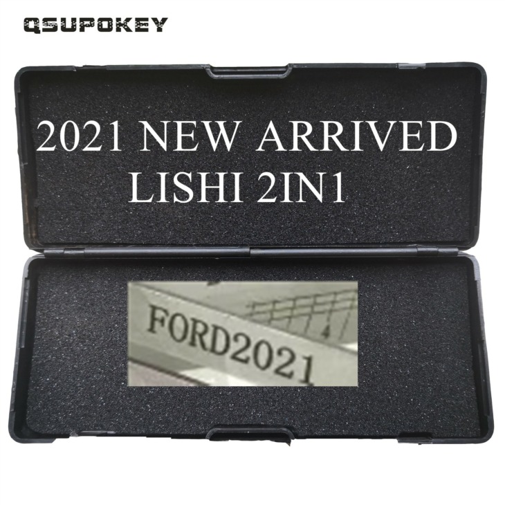 Qsupokey 2021 Új Érkezett Lishi 2In1 Javító Szerszám Lakatos Eszközök Ford2021 Az Új Fordhoz