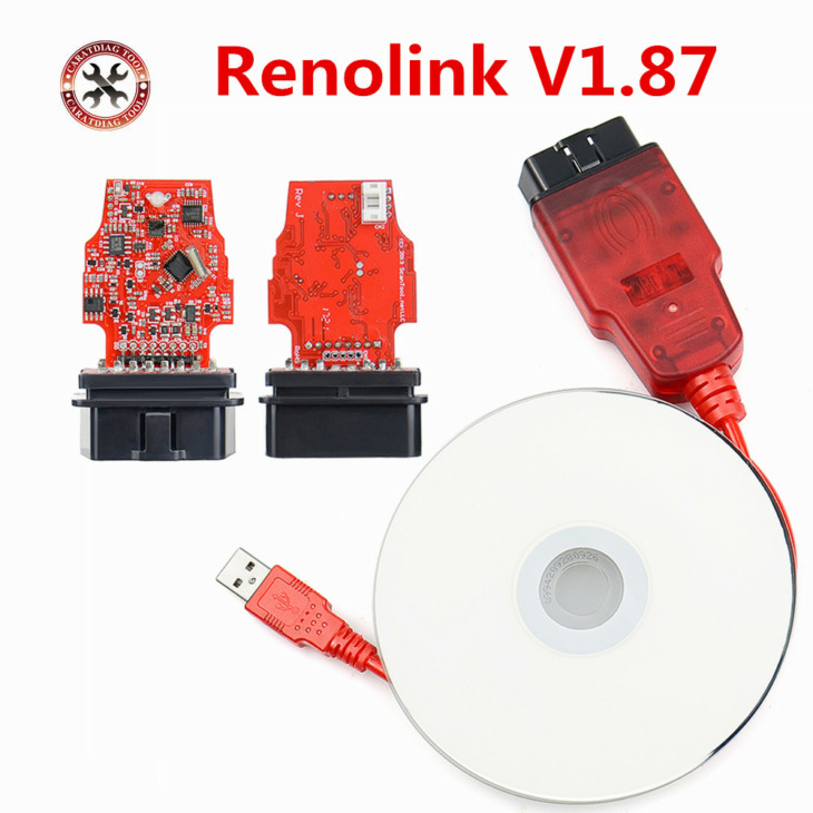 Renolink V1.87 V1.52 Ecu Az R-Enault Ecu Programozóhoz Ecu A Kulcskódoló Műszerfal-Kódolás Ecu Visszaállítása Funkció