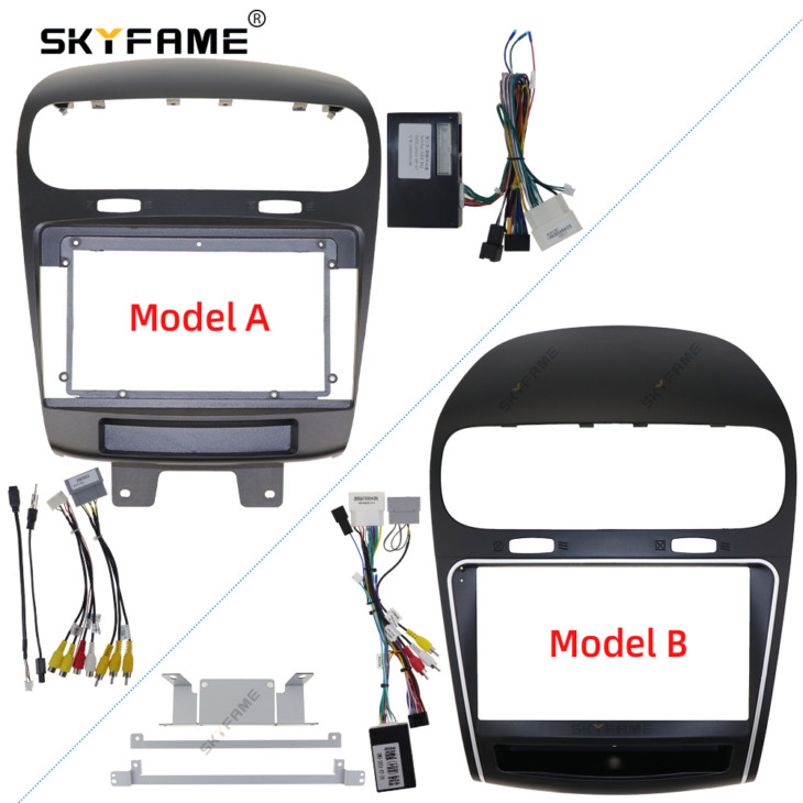 Skyfame Autó Keretkábel-Kanbus A Dodge Utazáshoz Fiat Freemon Leap 2012-2019 Big Screen Dash Panel Keret Fascia