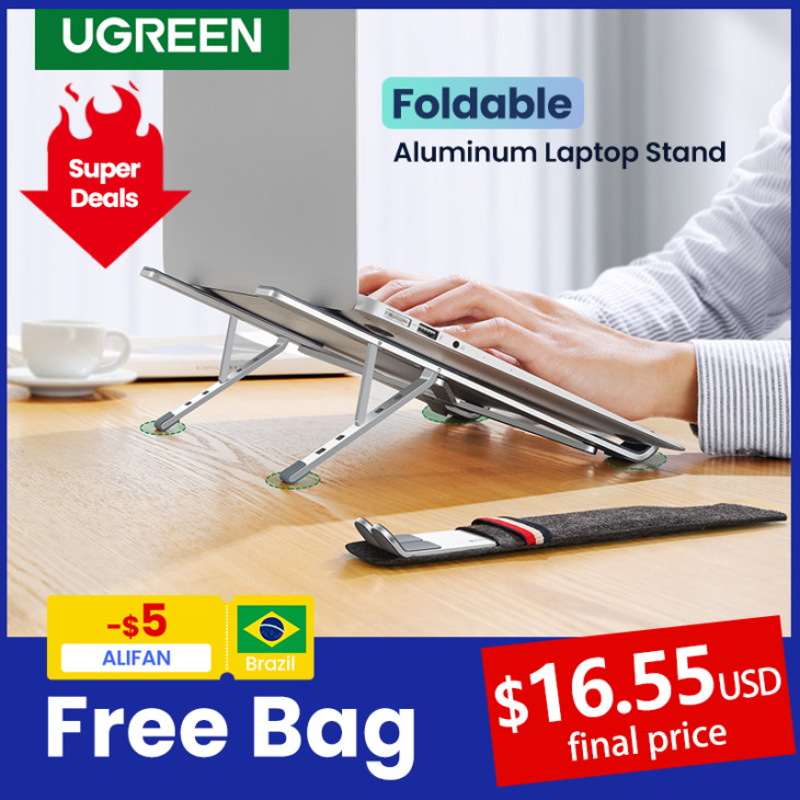 Ugreen Laptop Állvány Tartója A Macbook Air Pro Profed Aluminium Függőleges Notebook Állványtámasz Támogatás Macbook Pro Tablet Stand