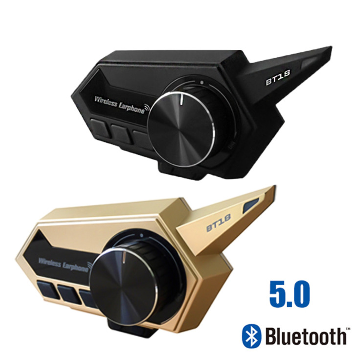 Kézsávvezérlővel Bluetooth 5.0 Motor Sisak Fülhallgató Vezeték Nélküli Handfree Sztereo Fülhallgató Motorkerékpár Hifi Fejhallgató