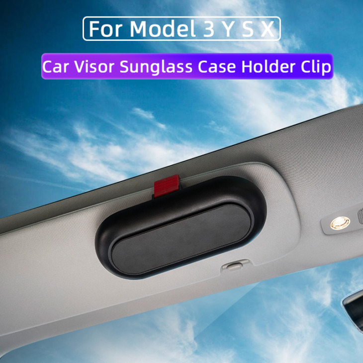 Visor Szemüveg Tok A Tesla 3. Modellhez És Az Y X S Model Visor Szemüveg Doboz Többfunkciós Dobozkártya Tok