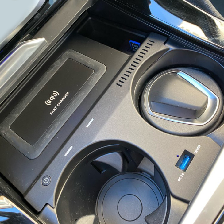 15W -Os Autó Vezeték Nélküli Töltő A Bmw X3 X4 G01 G02 2018 2019 2020 2020 2021 Vezeték Nélküli Töltés Telefon Töltő Lemez Kiegészítők