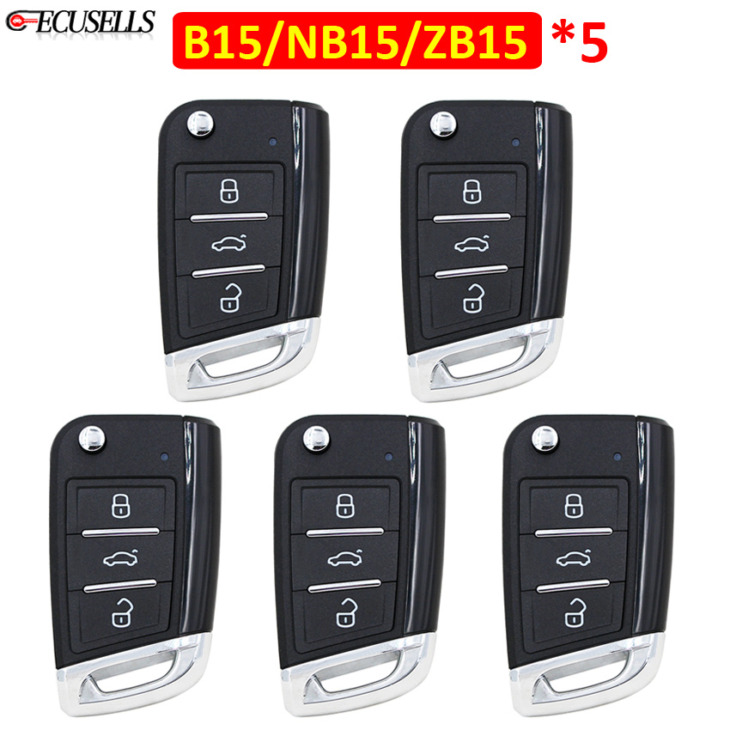 5Dbs/Tétel Keydiy 3 Gomb B Nb Zb Sorozat B15 Nb15 Zb15 Universal Kd Remote Car Key Mqb Stílus Kd900 Kd900 Urg200 Kd-X2
