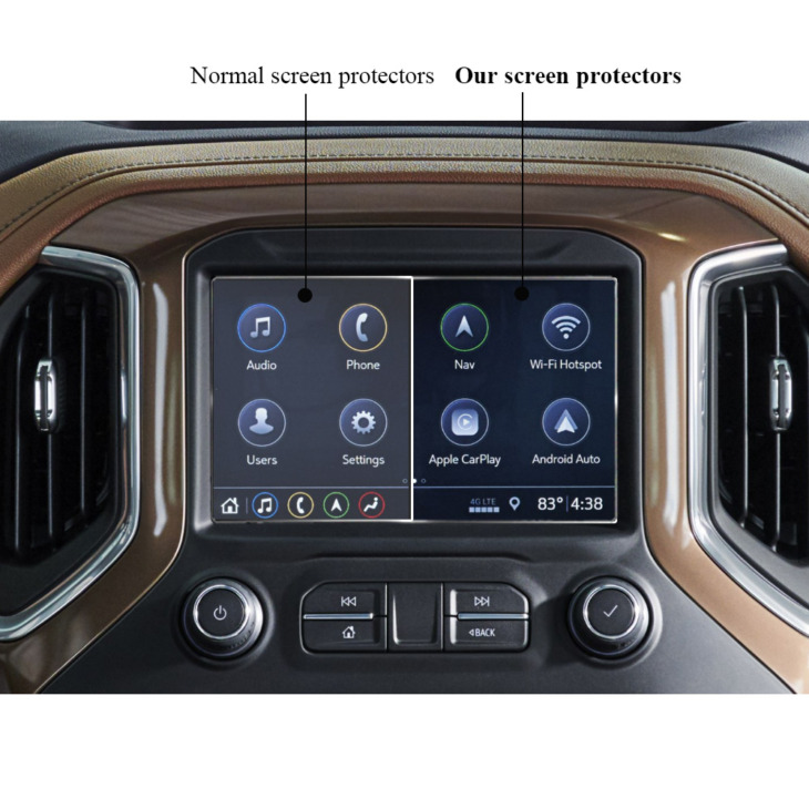 8 Hüvelyk Hüvelykes Navigációs Üvegvédő Film Chevy Silverado 1500 2500Hd Chevrolet Colorado 2015-2019 Autó Belső Kiegészítőkhöz