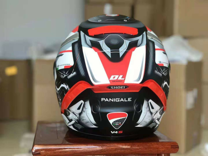 Teljes Arcú Motorkerékpár -Sisak X14 V4 Piros Sisak Lovaglás Motocross Racing Motobike Sisak Unisex