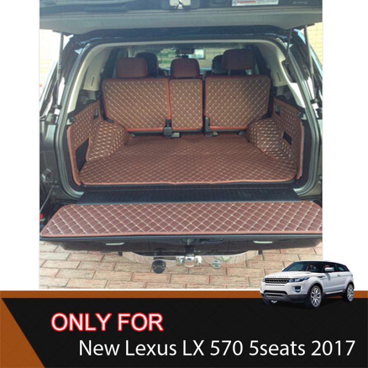 Csúcsminőség! Különleges Csomagtartó Szőnyegek Az Új Lexus Lx 570 5Seats 2017 Vízálló Csomagtartó Szőnyegek Számára Az Lx570 2016-2013-Hoz