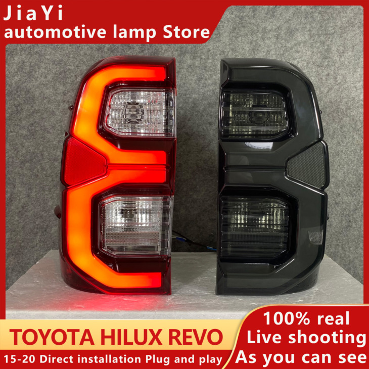 Lh & Rh Pail Pail Laillight A Toyota Hilux Revo Led Fordított Hátsó Hátsó Lámpa Lámpa 2015 2016 2017 2020