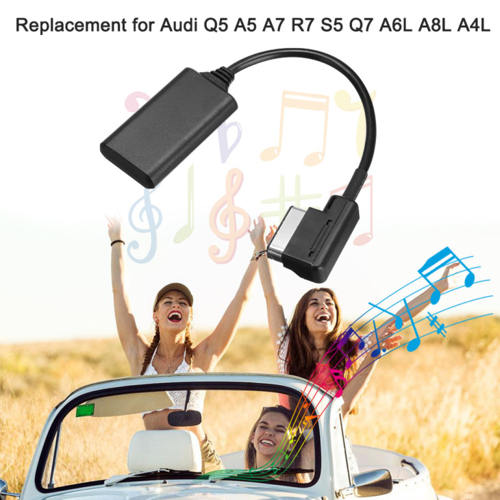 Audi Q5 A5 A7 A7 R7 S5 Q7 A6L A8L A4L A4L Car Aux Audio Adapter Vezeték Nélküli Bt Bluetooth-Kompatibilis Modul Ami & Mmi 3G Csere