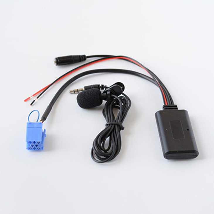 Új 8Pin Bluetooth 5.0 Vezeték Nélküli Aux Bemeneti Audio Kábel Mikrofon Hívás Ingyenes Adapter A Benz Smart Fortwo 450 Radio Mp3 Segédprogramhoz