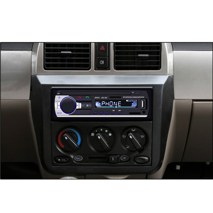 Podofo Autoradio 1 Din Bluetooth Radio Car 12V Jsd-520 Sd Aux-In Mp3 Lejátszó Fm Usb Auto Sztereo Audio Sztereo-Dash Rádió Coche