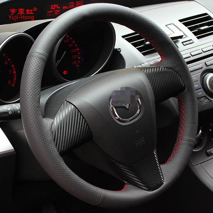 Yuji-Hong Mesterséges Bőrkocsik-Fedél Burkolatok Tok Mazda 3 2011-2015 Cx-7 Cx-9 Mazda 5 2011-2013 Kézzel Varrott Borítás
