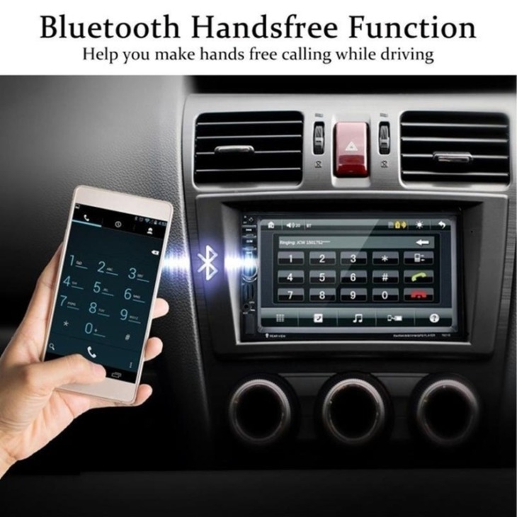 2 Din Autó Rádió Kettős Din Autó Sztereo Autoradio 7 "Hd Multimédia Lejátszó Érintőképernyő Auto Audio Car Sztereo Bluetooth Fm Android