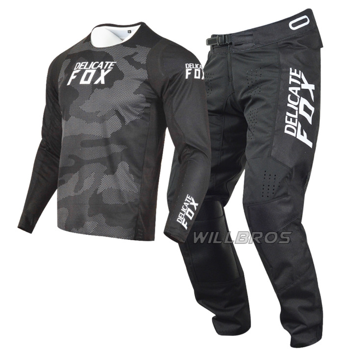 2021 Delictice Fox 180 Oktiv Trev Motocross Racing Öltöny Motorkerékpár Hegyi Kerékpár Offroad Mens Jersey Pants Motor Gear Set