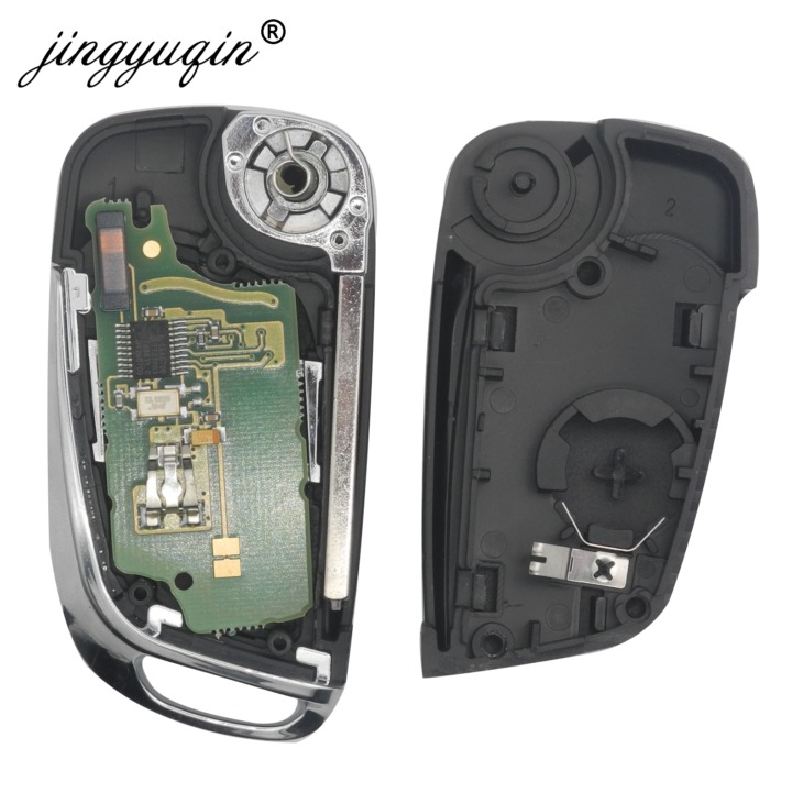 Jingyuqin 433Mhz Ask/Fsk Módosított Flip Remote Car Key Citroen Picasso C2 C3 C4 C5 C6 C8 C8 Ce0536 Va2/Hu83 Pcf7961 2/3 Btn Key Key
