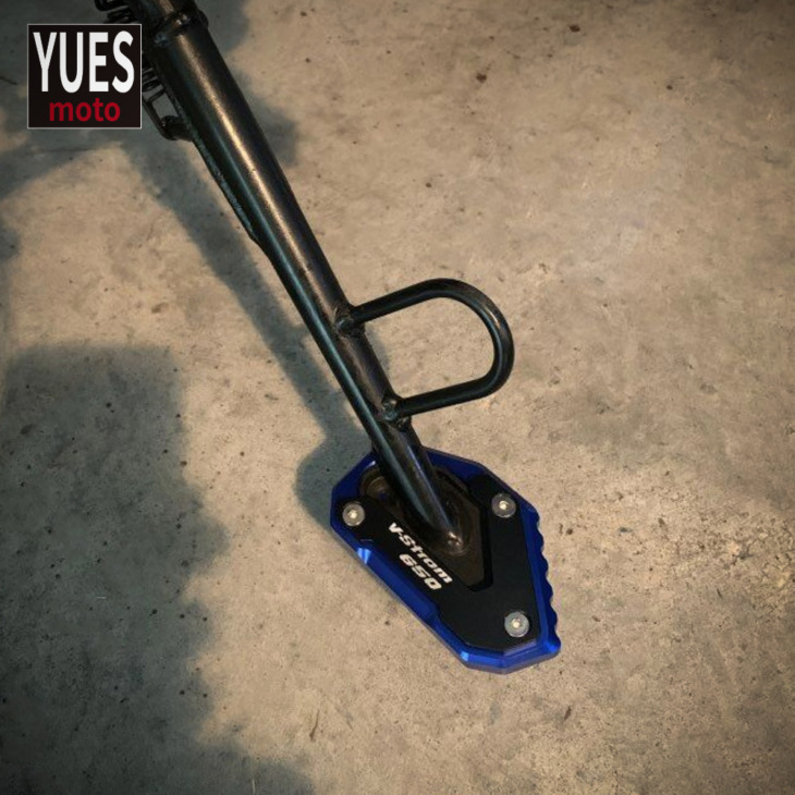 MotorkerékpárKiegészítők Alumínium Fekete Oldalsó Kickstand Állvány