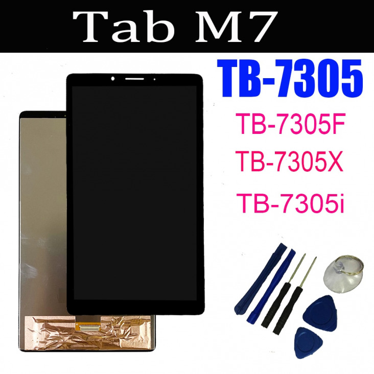 7" A Lenovo Tab M7 TB-7305 TB-7305F TB-7305i TB-7305x LCD kijelző és érintőképernyő 3G 4G WIFI digitalizáló Assembly Tools