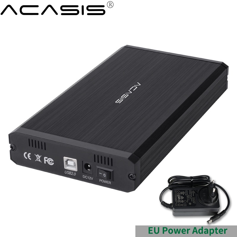 Acasis HDD Case USB 2.0 IDE SATA 3.5 2.5 Adapter Külső HDD Ház SSD Disk HDD Box Case HD