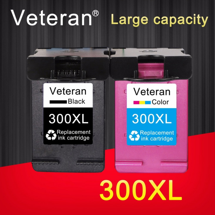 Veteran 300XL való tintapatron számára hp300x Deskjet F4280 F4580 D2560 D2660 D5560 Envy 100 110 120 Photosmart C4680 C4780