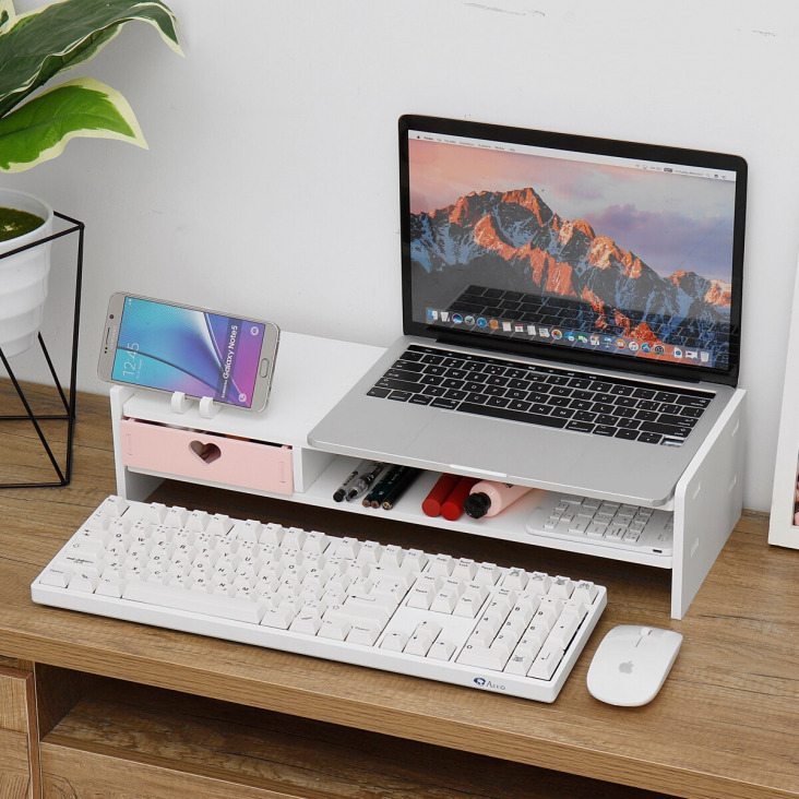 Pink Monitor Laptop állvány Asztali számítógép monitor támogatása